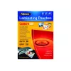 Fellowes laminavimo maišeliai blizgūs 125 mikronų 75x105 mm (ID kortelėms)