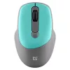 Belaidė pelė DEFENDER Silent Click C Mint 52294 – ambidekstrinė, 1600 DPI, 2.4 GHz nano USB