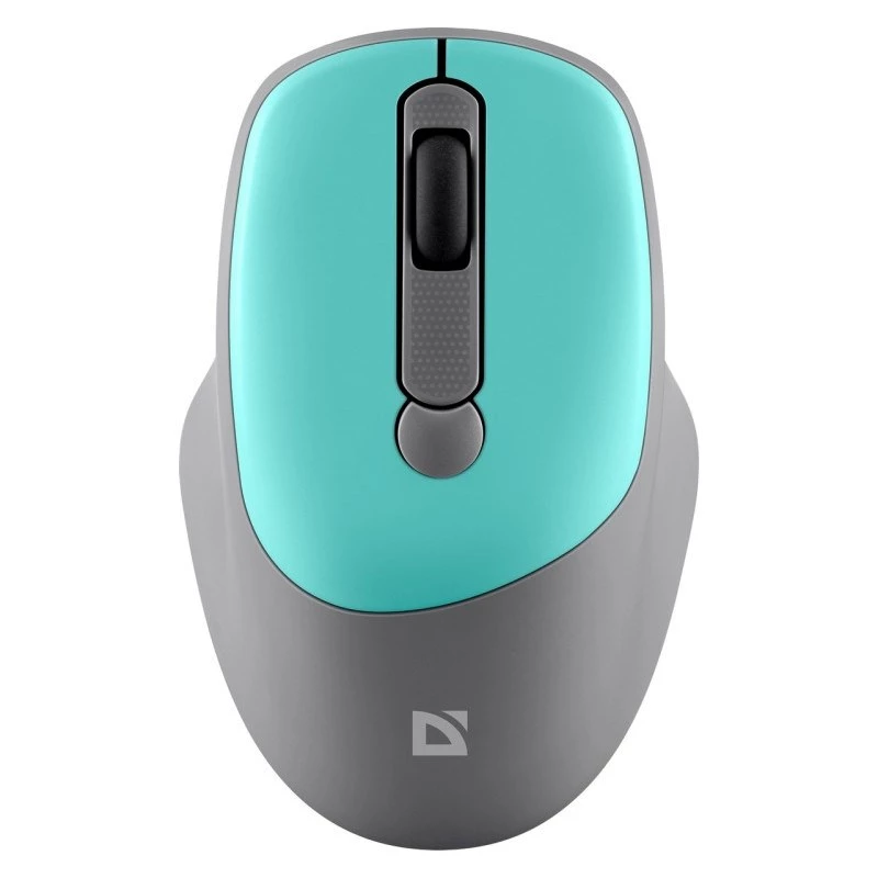 Belaidė pelė DEFENDER Silent Click C Mint 52294 – ambidekstrinė, 1600 DPI, 2.4 GHz nano USB