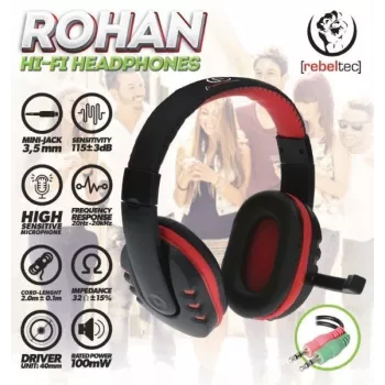 Ausinės Rebeltec Rohan RBLSLU00032