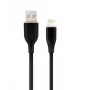 USB-A į Lightning laidas Gembird CC-USB2S-AM8PM-1.5M-BK — USB 2.0, 1,5 m