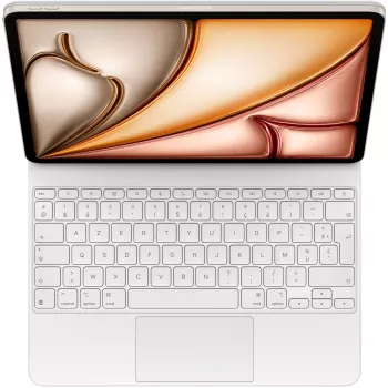 Apple Magic Keyboard skirta iPadAir 13 colių M3 – prancūziškas išdėstymas – balta