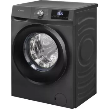 Bomann WAT7186 skalbyklė su džiovinimu, 8 kg skalbti / 5 kg skalbti ir džiovinti, 1400 aps./min., Black Titanium