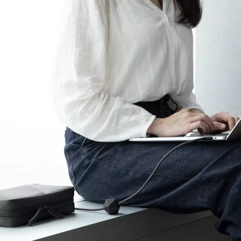 USB-C į USB-C laidas Native Union Anchor — 1,8 m, geltonas