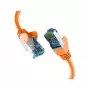 EFB-Elektronik RJ45 jungiamasis kabelis Cat.7 neapdorotas kabelis ORANGE 1,5m S/FTP PIMF tinklo kabelis LAN DSL