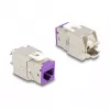 DeLOCK keystone modulis 88121 Plokščias Violetinis RJ-45 10 vnt.