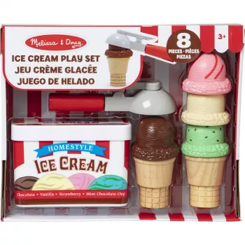 Melissa & Doug Scoop & Stack Ice Cream Set – Vaidmenų žaidimų rinkinys