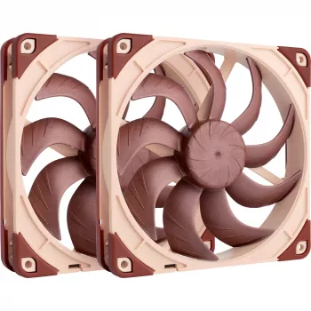 Noctua NF-A14x25 G2 PWM Sx2 PP 140mm dviejų ventiliatorių rinkinys