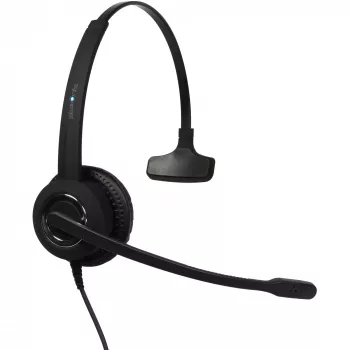 Mono USB ausinės Plusonic 10.1P – viena ausinė skirta pokalbiams su Teams ir Skype