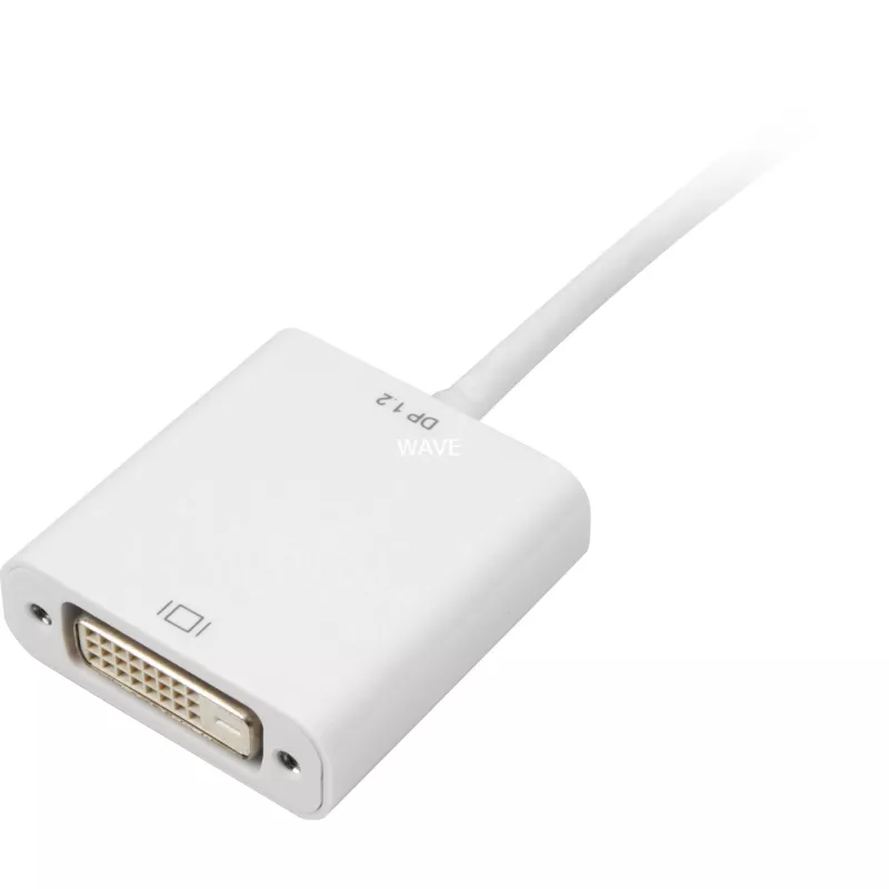 Sharkoon adapteris mini DisplayPort į DVI 15cm Baltas