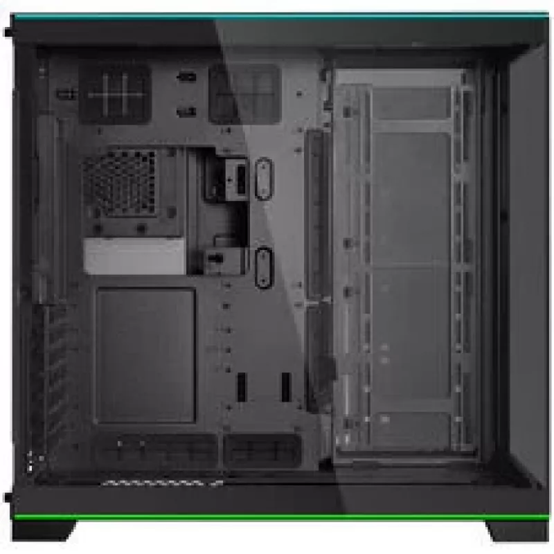Lian Li O11 Dynamic EVO RGB korpuso rinkinys, Midi-Tower, ARGB, grūdintas stiklas + 3x UNI FAN SL-INF - juoda