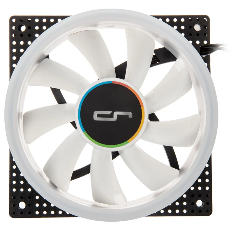 Ventiliatorius Cryorig Crona X 120 mm Baltas — 400–1700 RPM, 60,6 CFM, 2,65 mmH2O