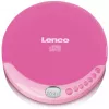 Nešiojamas CD grotuvas Lenco CD-011 rožinis