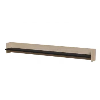 Cama Shelf PORTO 150x18x16.5 ąžuolas/juoda