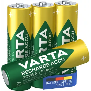 VARTA HR6 AA įkraunamos baterijos Accu Power 2100 mAh 56706 4 vnt. Žalia, Geltona