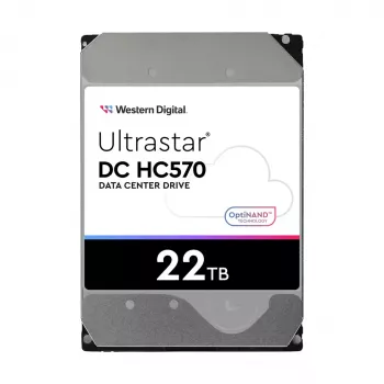 3,5 colio SAS kietasis diskas Western Digital Ultrastar DH HC570 22 TB, 12 Gbit/s, 7200 RPM, 512 MB talpykla