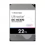 3,5 colio SAS kietasis diskas Western Digital Ultrastar DH HC570 22 TB, 12 Gbit/s, 7200 RPM, 512 MB talpykla