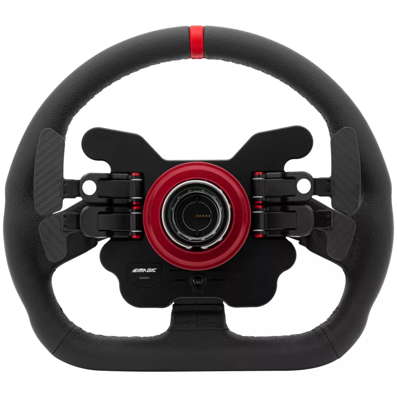 Simagic GT1-SD Leather lenktyninis vairas, nuimamas, odinis, sim rigams