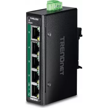 TRENDnet 5-PORT INDUSTRIAL FAST ETHERNE - Jungiklis - 5 prievadų (TI-PELC50)