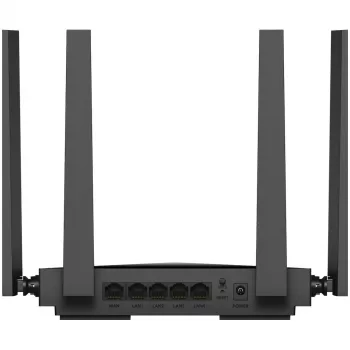 Stalinis maršrutizatorius Cudy WR3600 Dviejų juostų Wi‑Fi 7 (802.11be), iki 2882 Mbps, 4× Gigabit LAN, 1× WAN, juodas
