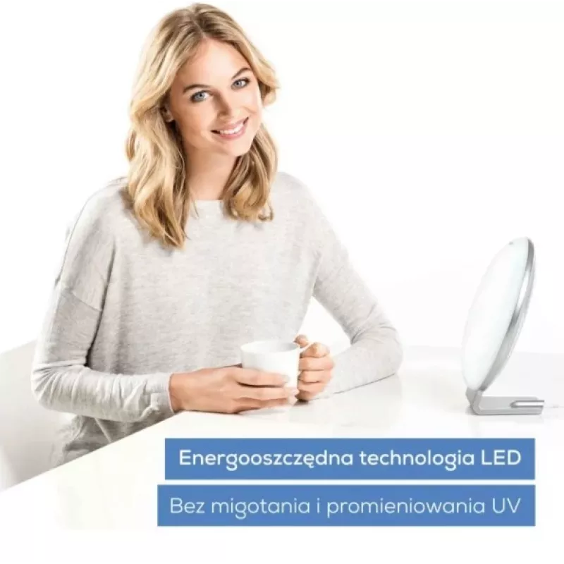 Šviesos terapijos lempa Beurer TL 50 60815 10000 liuksų – dienos šviesos simuliatorius sezoninei šviesos terapijai
