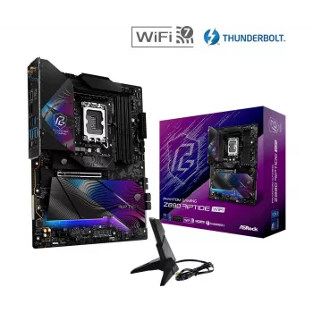 Pagrindinė plokštė ASRock Z890 Riptide WiFi – Intel Z890, LGA1851, ATX, DDR5, 4 DIMM, Wi‑Fi 7, 2.5Gb LAN, Thunderbolt 4