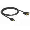 Vaizdo kabelio adapteris DeLOCK 85653 1,5m HDMI Type A DVI juodas