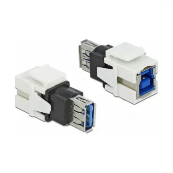 Keystone modulis DeLOCK 86394 plokščias baltas USB A