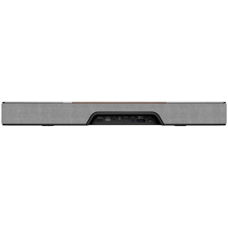 Garso juosta KLIPSCH Flexus CORE 100 — 2.1 kanalai, 100 W, įmontuotas žemų dažnių garsiakalbis, pilka/graikinis riešutas