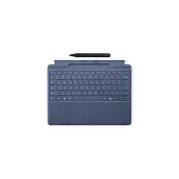 Microsoft Surface Pro klaviatūra su Slim Pieštuku QWERTZ vokiškas mėlynas