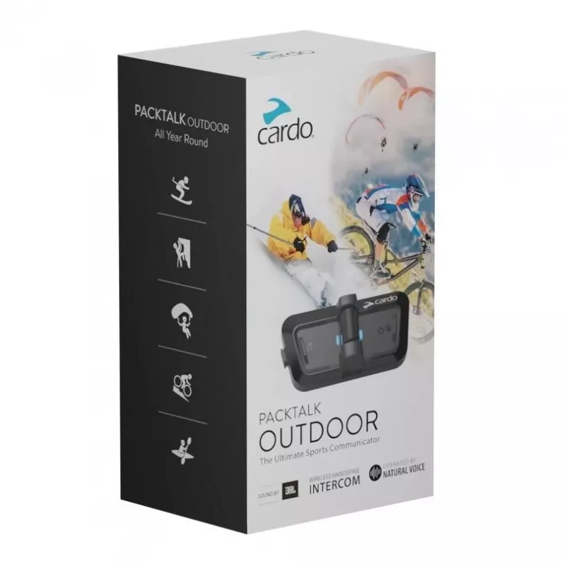 Motociklininkų domofonas CARDO PACKTALK OUTDOOR SINGLE