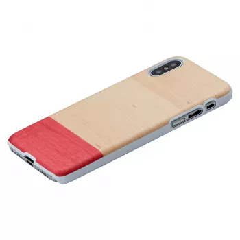 Apsauginis dėklas iPhone XS Max man and wood – baltas miss match
