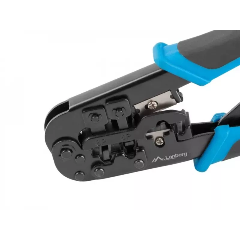 Krimpingo įrankis LANBERG NT-0201 RJ-45 jungtims, 180 mm, 315 g, juodas/mėlynas