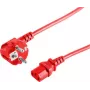 Maitinimo laidas CEE7/7 į C13 ShiverPeaks BS09-05054 Raudonas 5m
