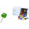 Klijų dangteliai WEDO 262807099 — 100 vnt. lanksčių plastikinių klavišų dangtelių