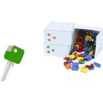 Klijų dangteliai WEDO 262807099 — 100 vnt. lanksčių plastikinių klavišų dangtelių