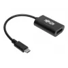 Tripp Eaton Tripp Lite Series USB-C į DisplayPort vaizdo adapteris 4K @ 60Hz, juodas, 15 cm
