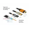 HDMI kabelis DeLOCK 85729 2 m HDMI Type A Standartinis juodas auksinis