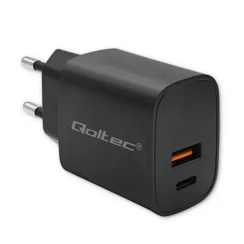 Maitinimo adapteris QOLTEC 52377 GaN 30W 5–20V nešiojamiems įrenginiams