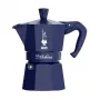 Moka puodas BIALETTI 0005411 rankinis kavos virimo aparatas, viryklei, 0,04 L, mėlynas