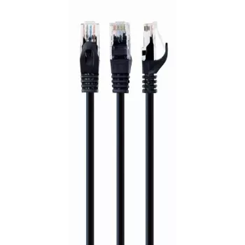Tinklo kabelis Gembird PP6U-2M/BK RJ-45 Cat6 2m Juodas