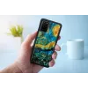 Apsauginis dėklas iKins, skirtas Samsung Galaxy S20+ — žvaigždėtos nakties juoda