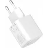 Sieninis įkroviklis USB C 35W 3A Power Delivery 3.0 QC 3.0 baltas