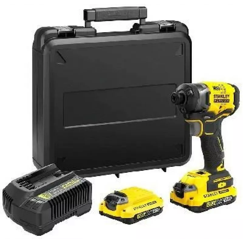 Stanley SFMCF820D2K sukamasis gręžtuvas/impulsinis atsuktuvas 2900 RPM Juoda, Geltona