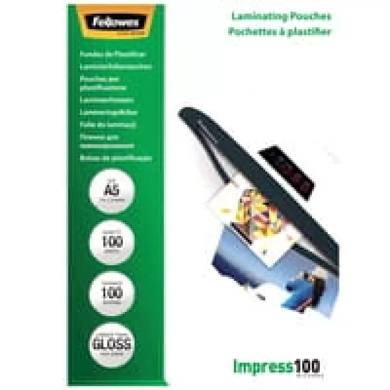 Laminavimo maišeliai blizgūs A5 100 vnt. 100 mikronų 5351002 Fellowes