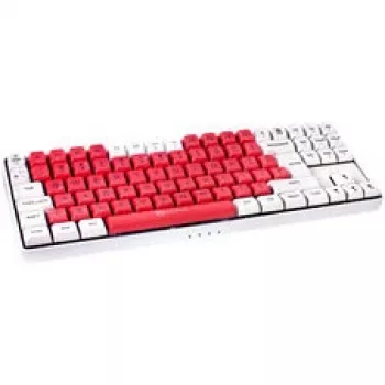 GAMIAC TKL90G žaidimų klaviatūra, Kailh Blue – balta/raudona