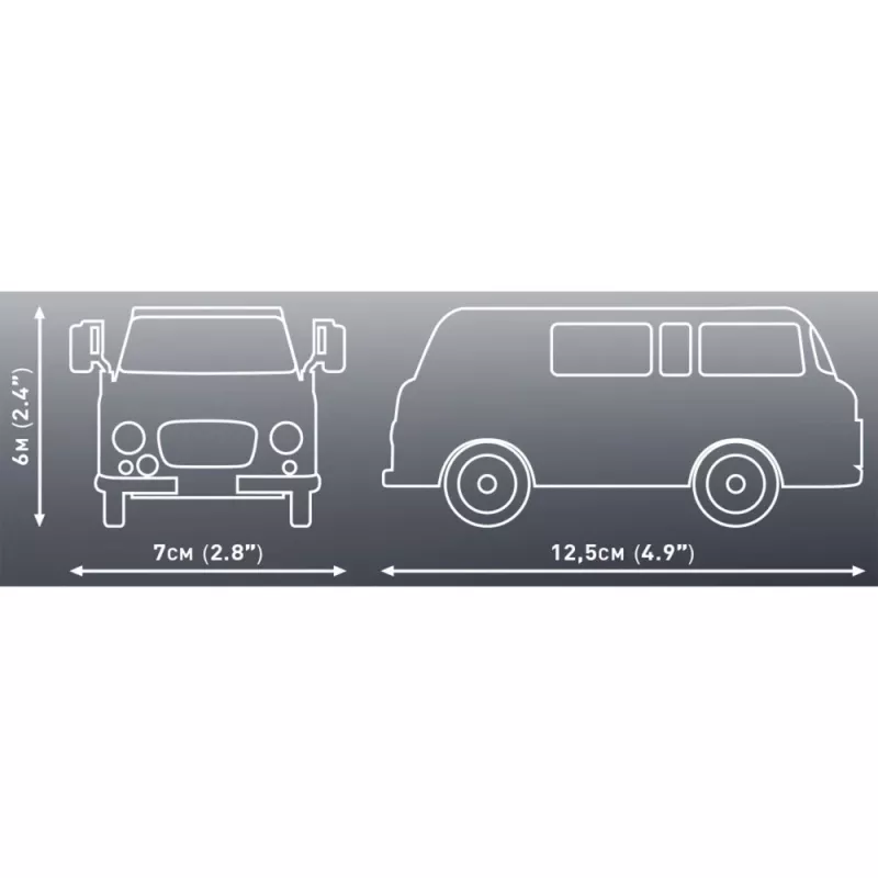 Konstrukcinis žaislas Cobi Barkas B1000 24600 mastelis 1:35 modelio rinkinys, detalūs blokeliai