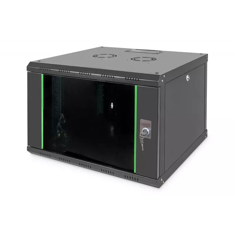 Profesionalus sieninis korpusas Unique serija - 600x600 mm (PxG), IT spinta juoda, 7 aukštiniai vienetai