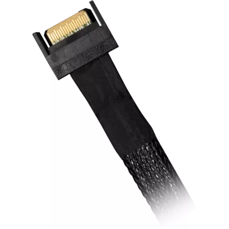 ICY DOCK MB414L-B MCIO 4i SFF-TA-1016 į MCIO 4i SFF-TA-1016 laidas, 0,5 m