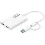 ROLINE USB-C į dvigubą HDMI 4K60 adapteris (12.03.3206)
